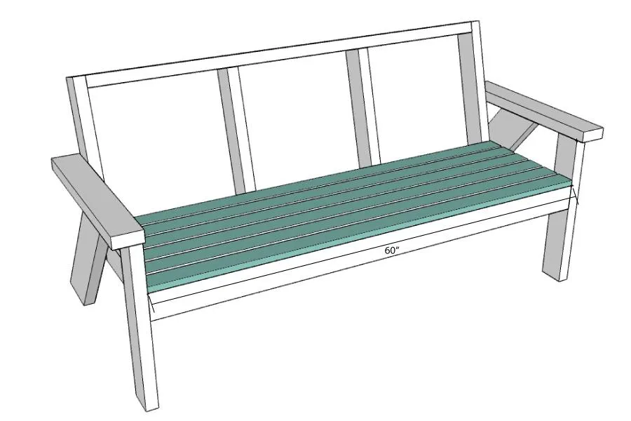 Slatted Outdoor Sofa — step photo 12