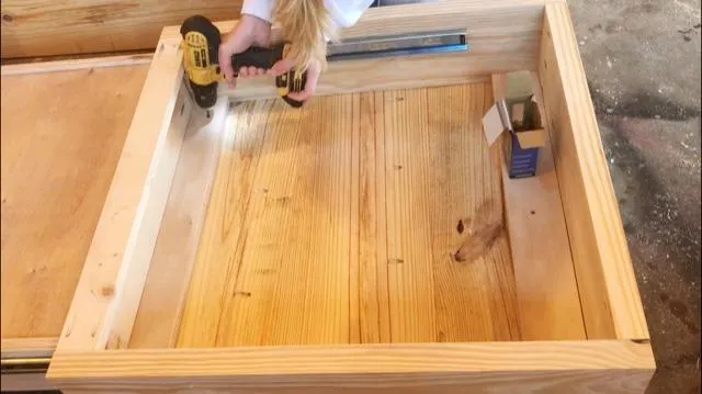 Washer & Dryer Pedestals with Drawer — step photo 15