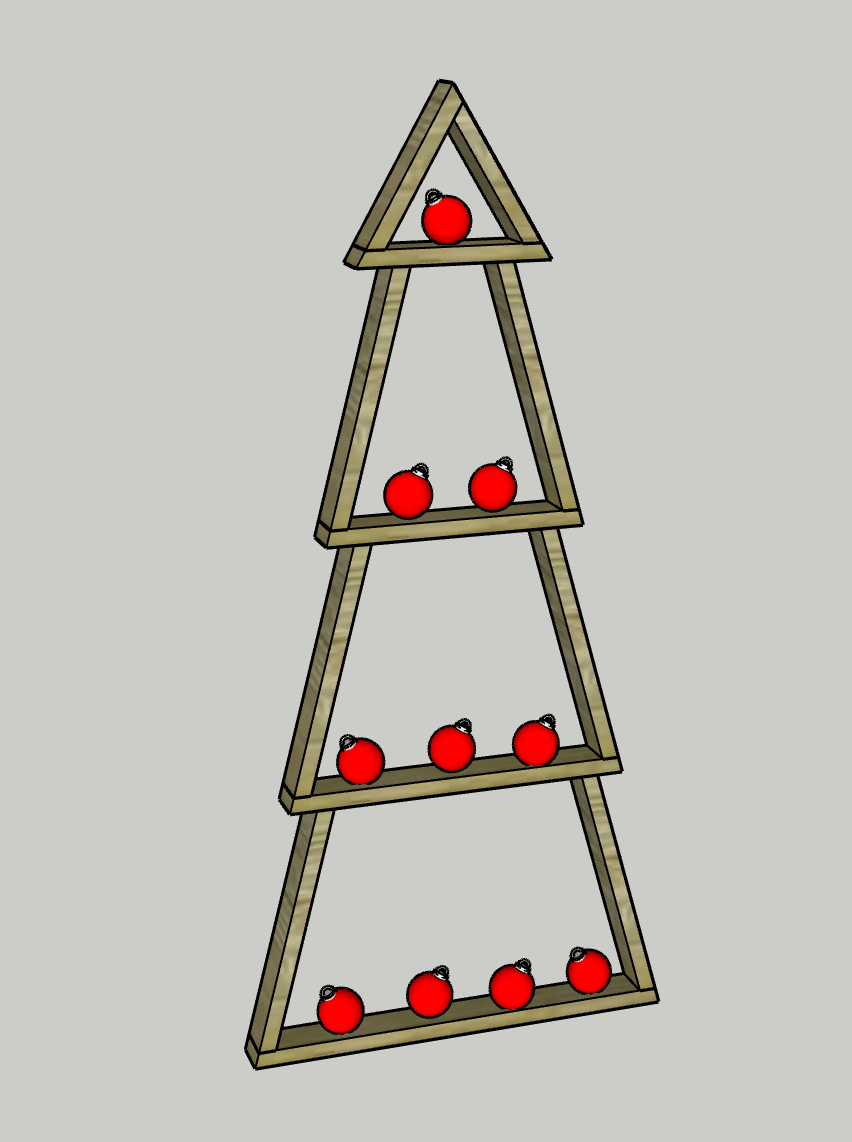 Wall-Mounted Christmas Tree Display — step photo 10