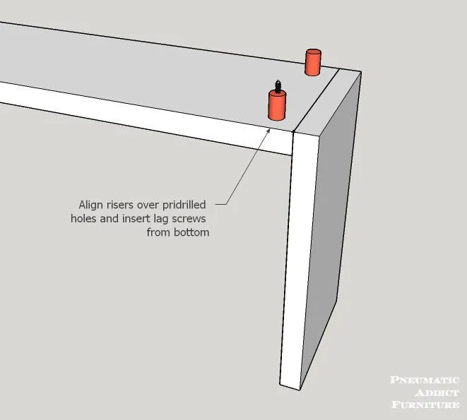Floating Top Sofa Table — step photo 5