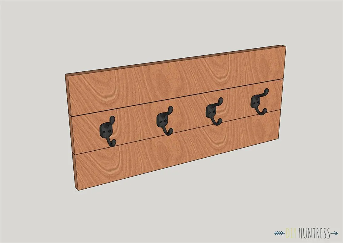 Easy Wooden Coat Rack — step photo 6