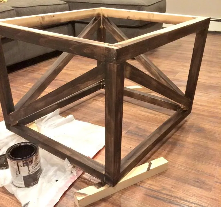 Rustic Farmhouse Coffee Table — step photo 7