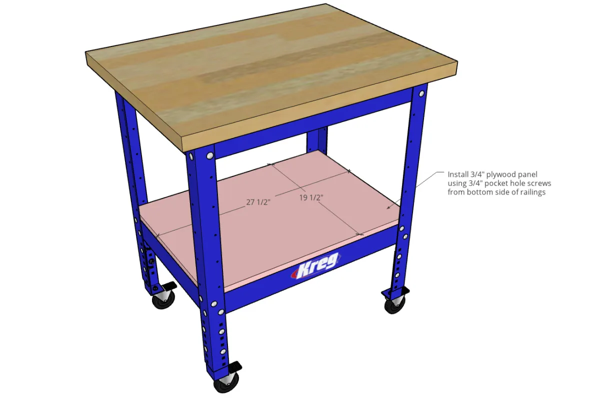 Kreg Workbench with Drawer — step photo 5