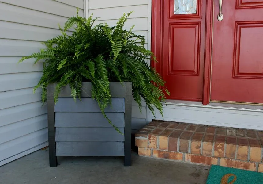 Louvered Wood Planter Box — step photo 7