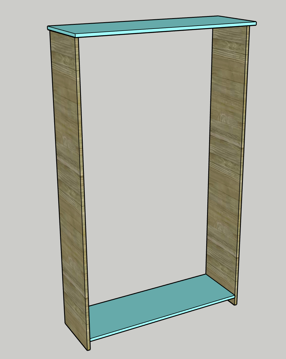Bookcase with toy storage and animal zoo — step photo 5