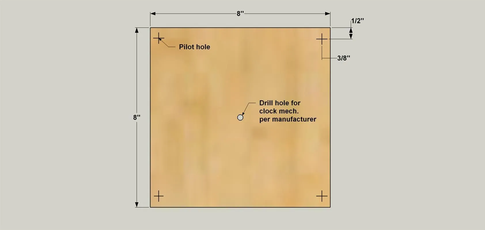 Mantel Clock with Free Printable Dial — step photo 13