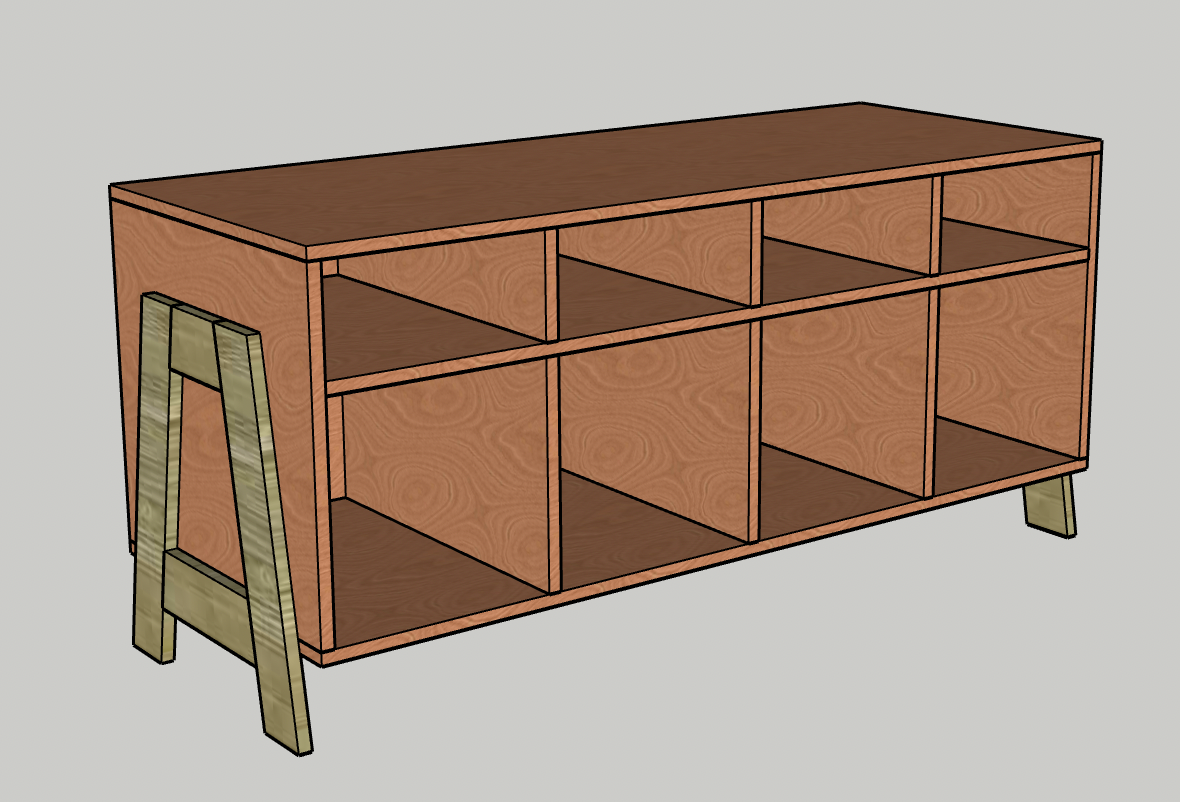 Cube Storage Console Table — step photo 13