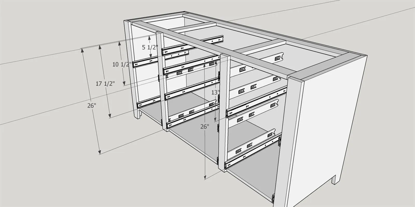 Maple Combination Dresser and Craft Cabinet — step photo 15