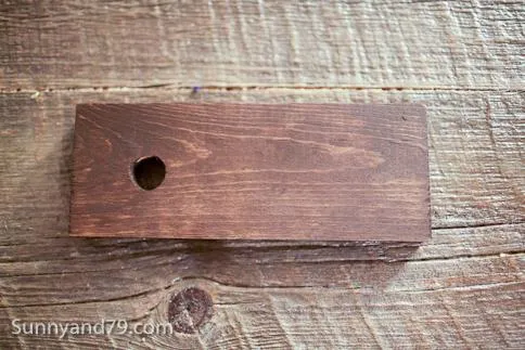 Rustic Scrap Wood and Pipe Toilet Paper Holder — step photo 5
