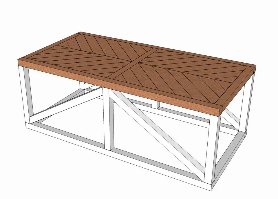 Herringbone Coffee Table — step photo 13