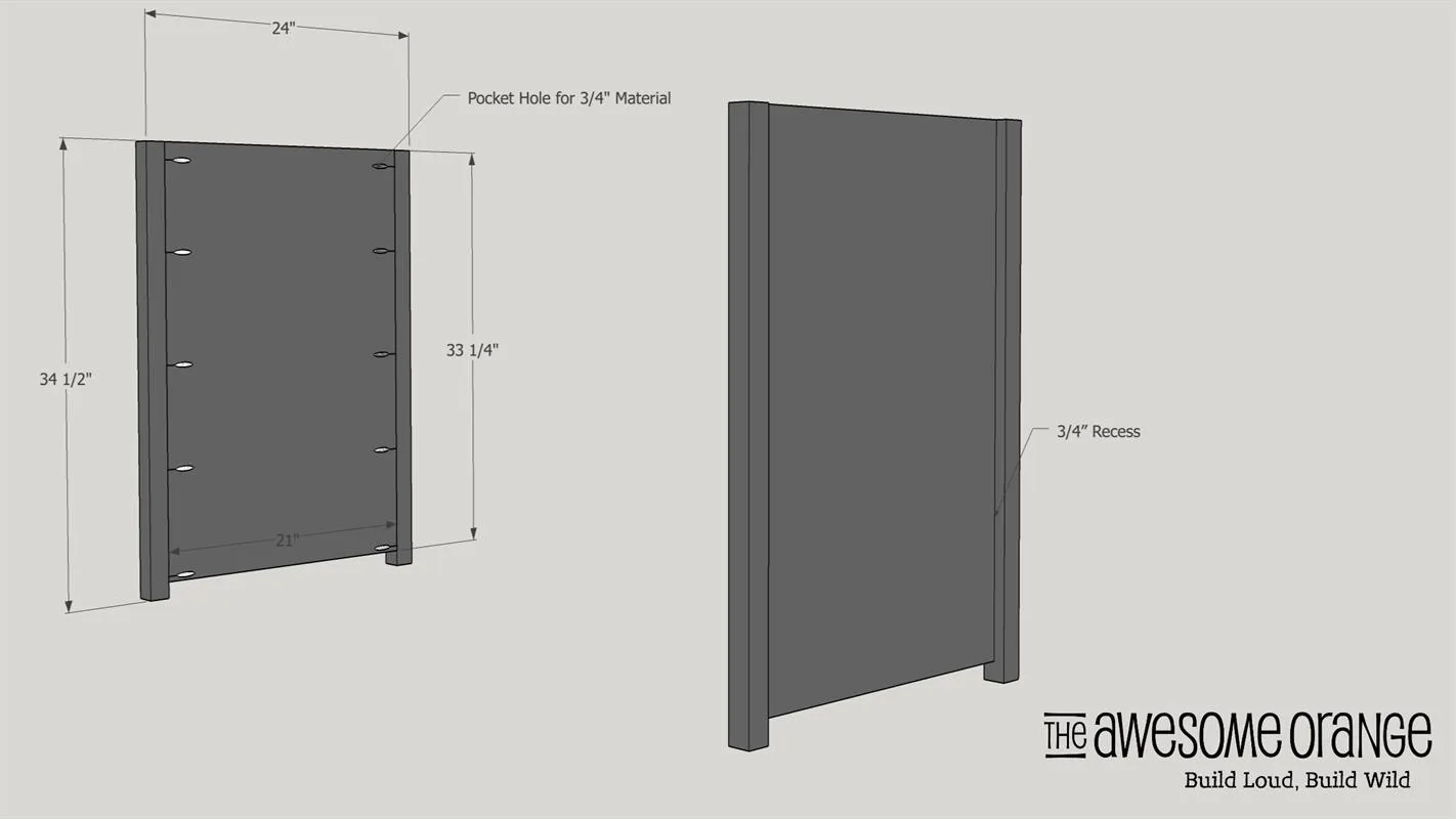 Window Pane Buffet – That Holds A Mini Fridge! — step photo 5