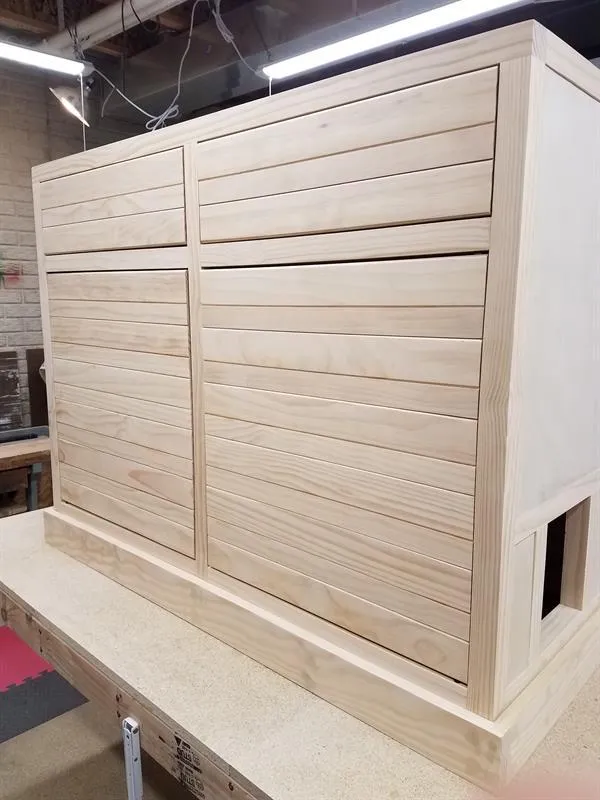 Printers Cabinet Cat Litter Box Enclosure — step photo 18