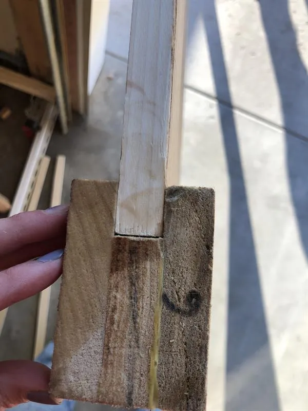 Queen Size Modern Farmhouse Bedframe — step photo 12