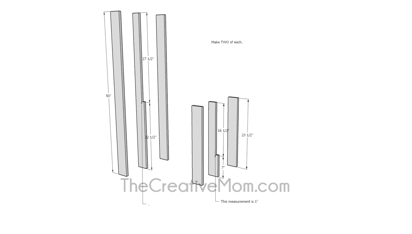 Queen Size Modern Farmhouse Bedframe — step photo 6