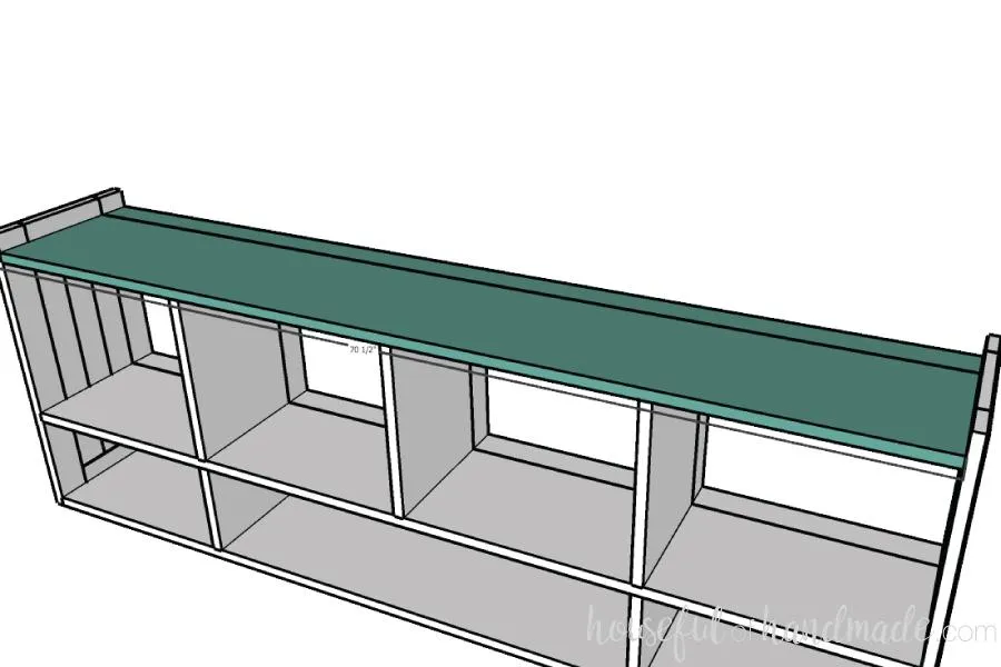 Rustic Industrial TV Stand — step photo 12