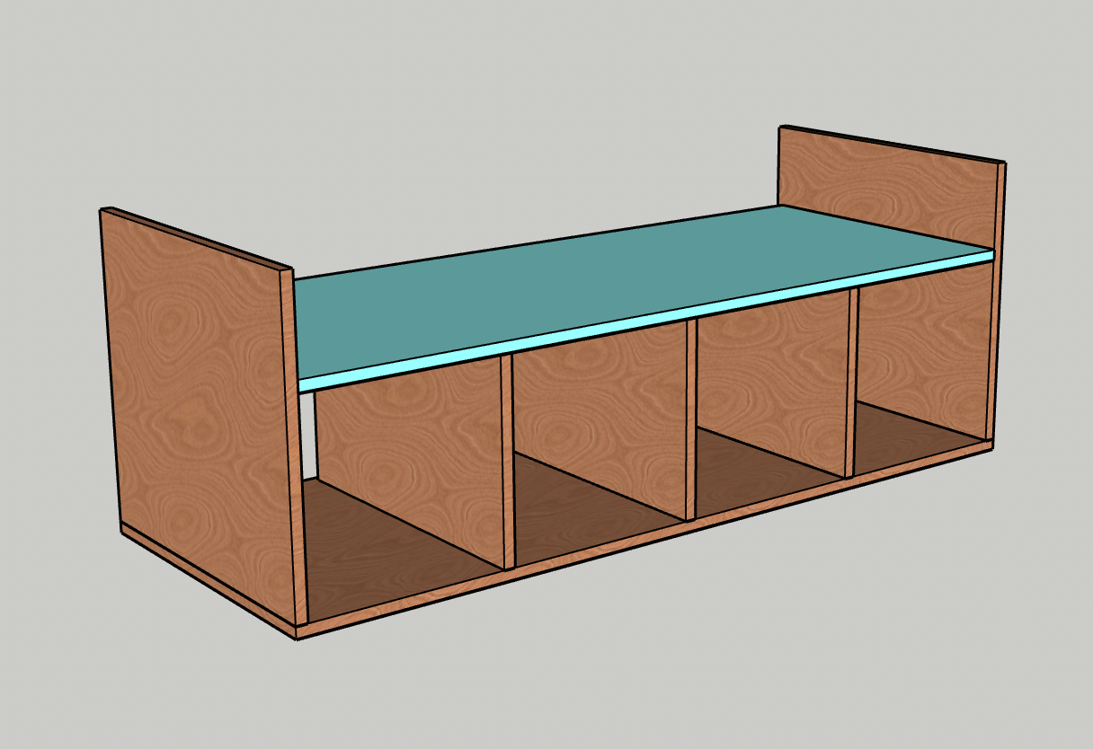 Cube Storage Console Table — step photo 7