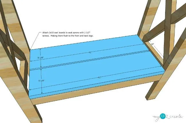 X Arbor with Bench — step photo 9