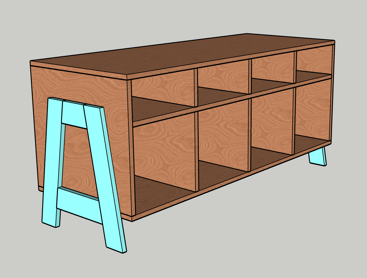 Cube Storage Console Table — step photo 12
