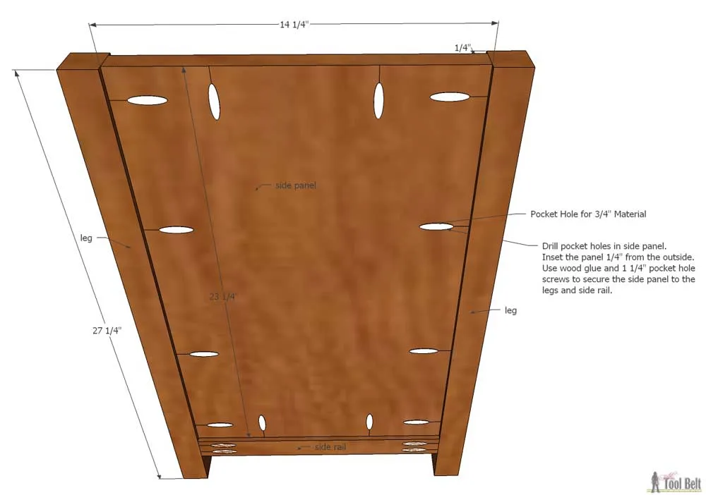 Classic 3 Drawer Nightstand — step photo 6