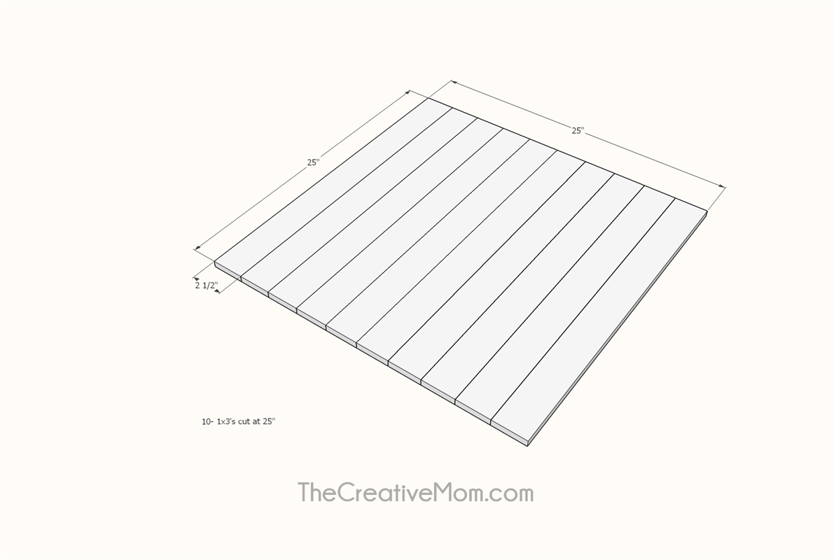 Shiplap Wreath Display Frame — step photo 6