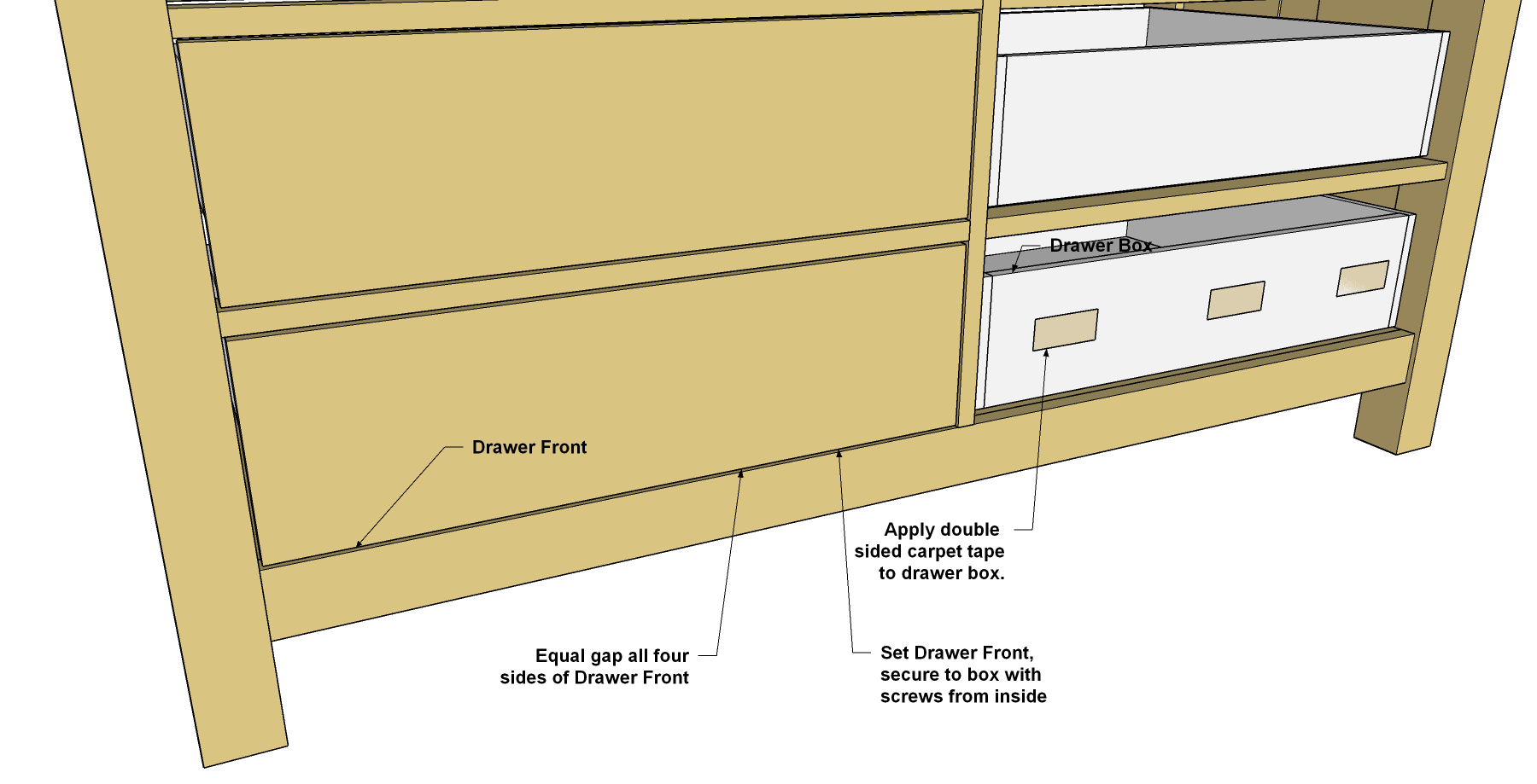 Six-Drawer Dresser — step photo 24