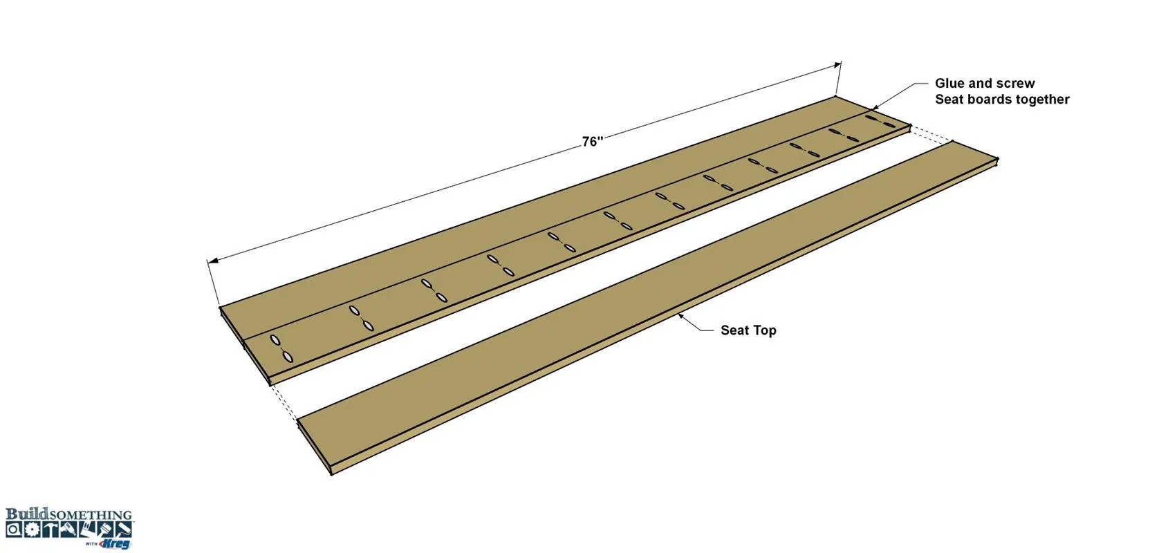 Farmhouse Bench — step photo 18
