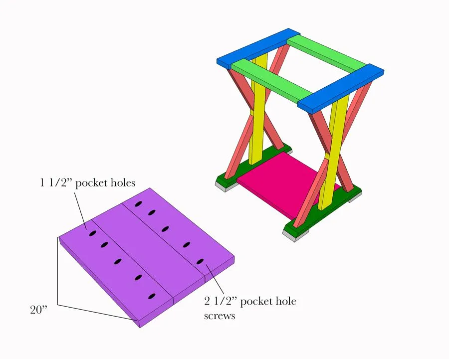 Farmhouse End Table — step photo 13