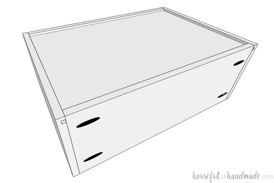 Tall Nightstand with Open Shelf — step photo 19