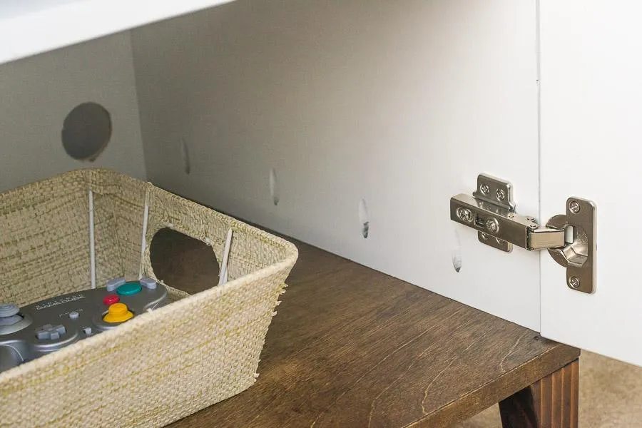 West Elm Knock Off Media Cabinet — step photo 11