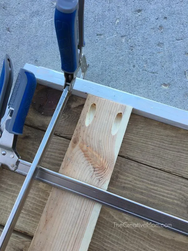 Shiplap Wreath Display Frame — step photo 10