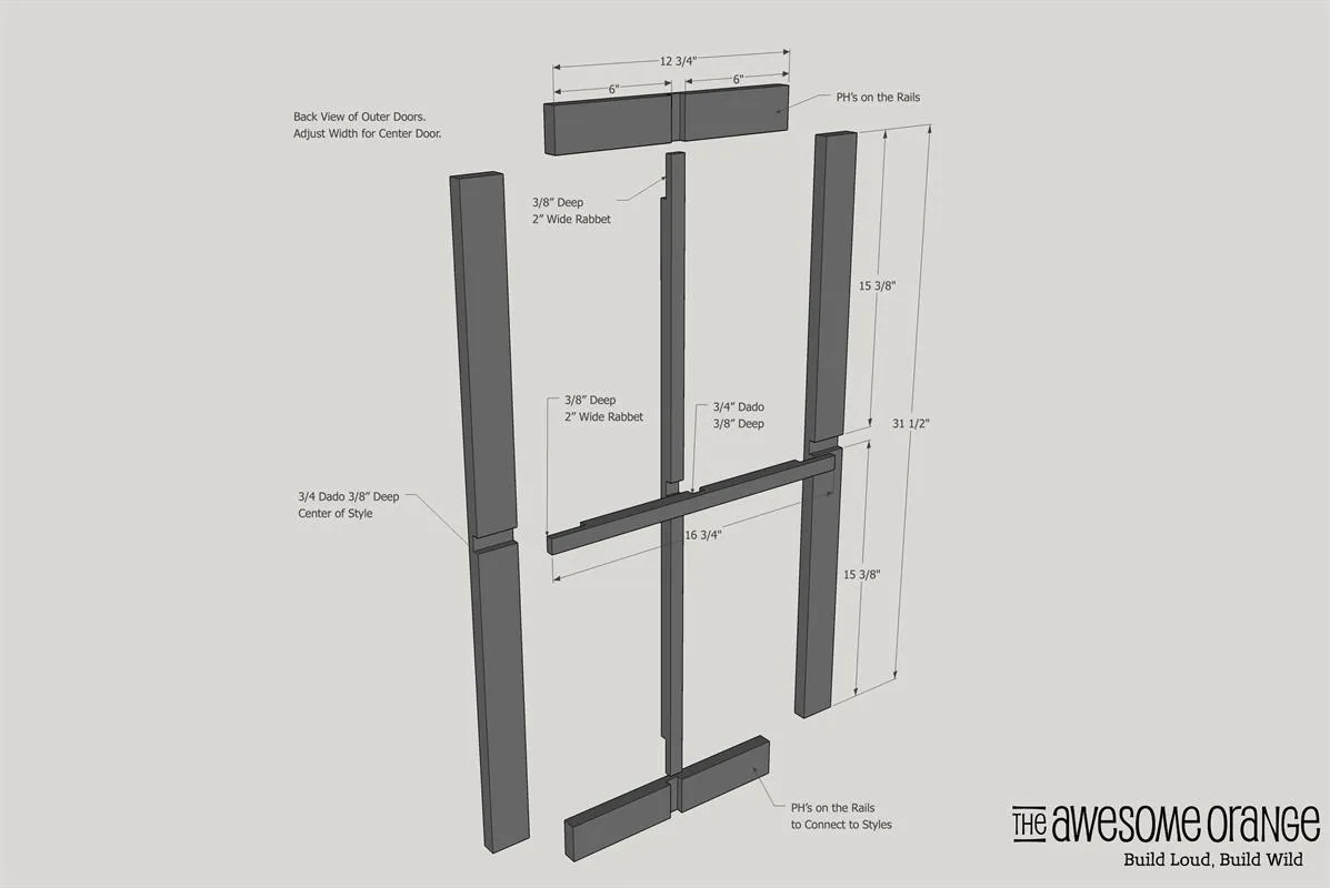Window Pane Buffet – That Holds A Mini Fridge! — step photo 13