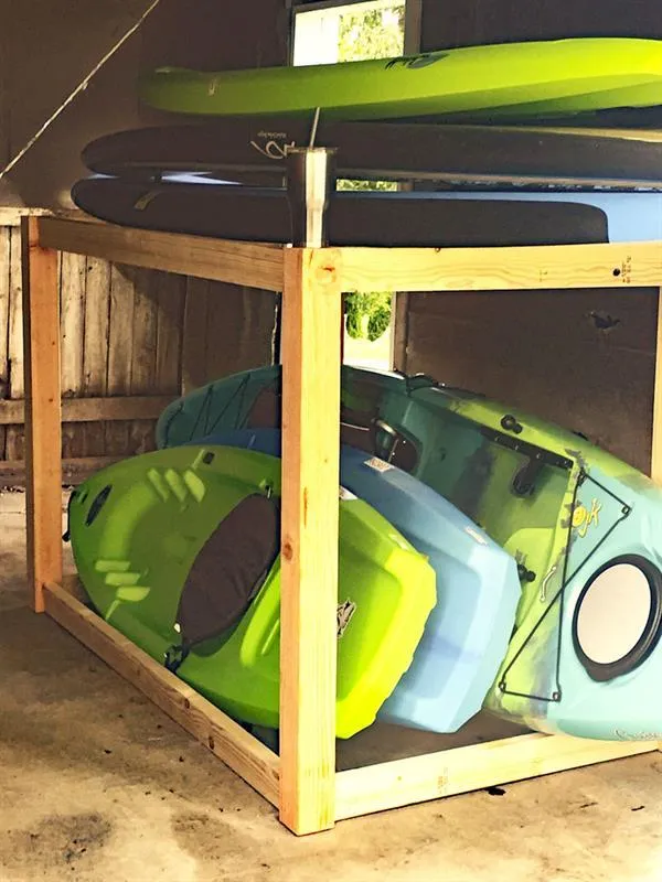 Simple Kayak/SUP Storage Rack — step photo 4