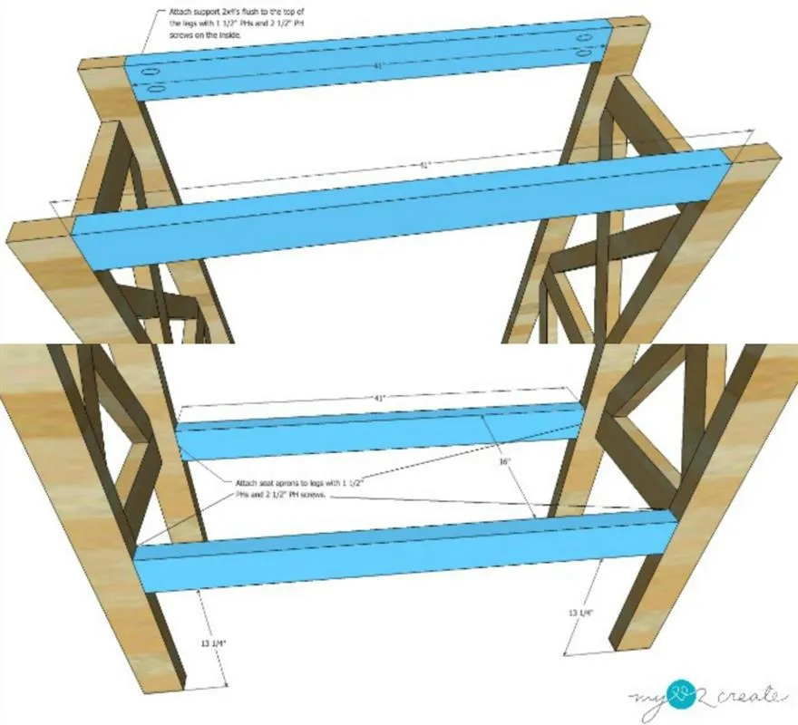X Arbor with Bench — step photo 7