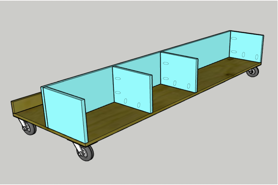 Rolling Vertical Scrap Wood Storage — step photo 8