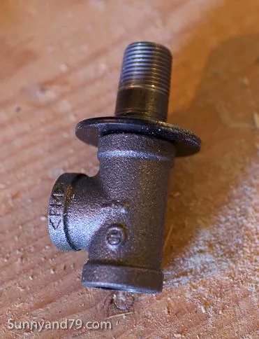 Rustic Scrap Wood and Pipe Toilet Paper Holder — step photo 7