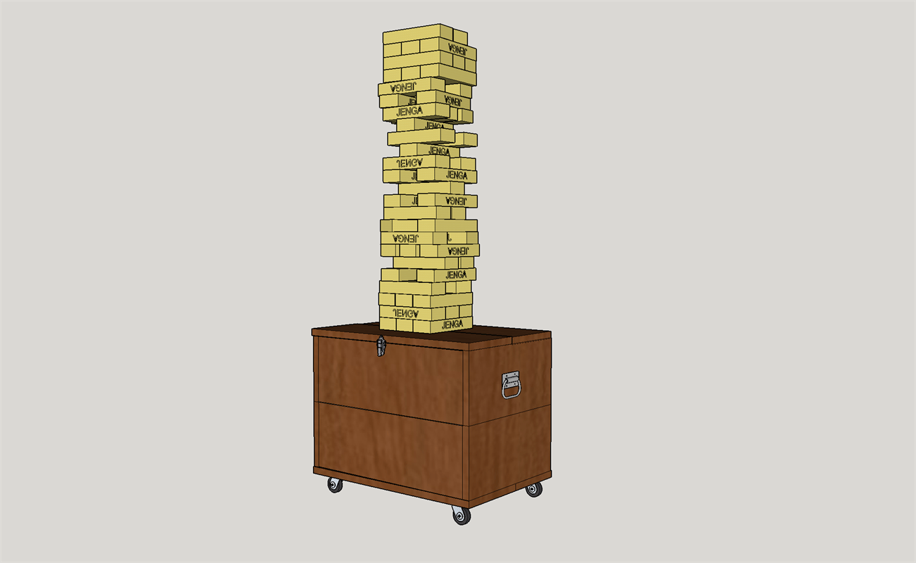 DIY Giant Jenga With Mobile Storage Case — step photo 11