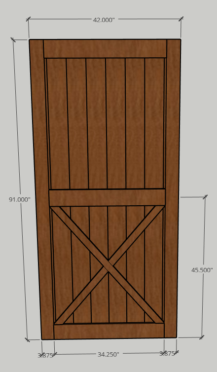 Farmhouse Barn Door — step photo 2