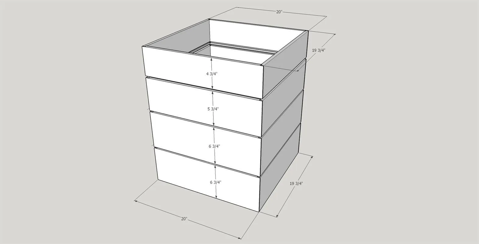 Maple Combination Dresser and Craft Cabinet — step photo 16