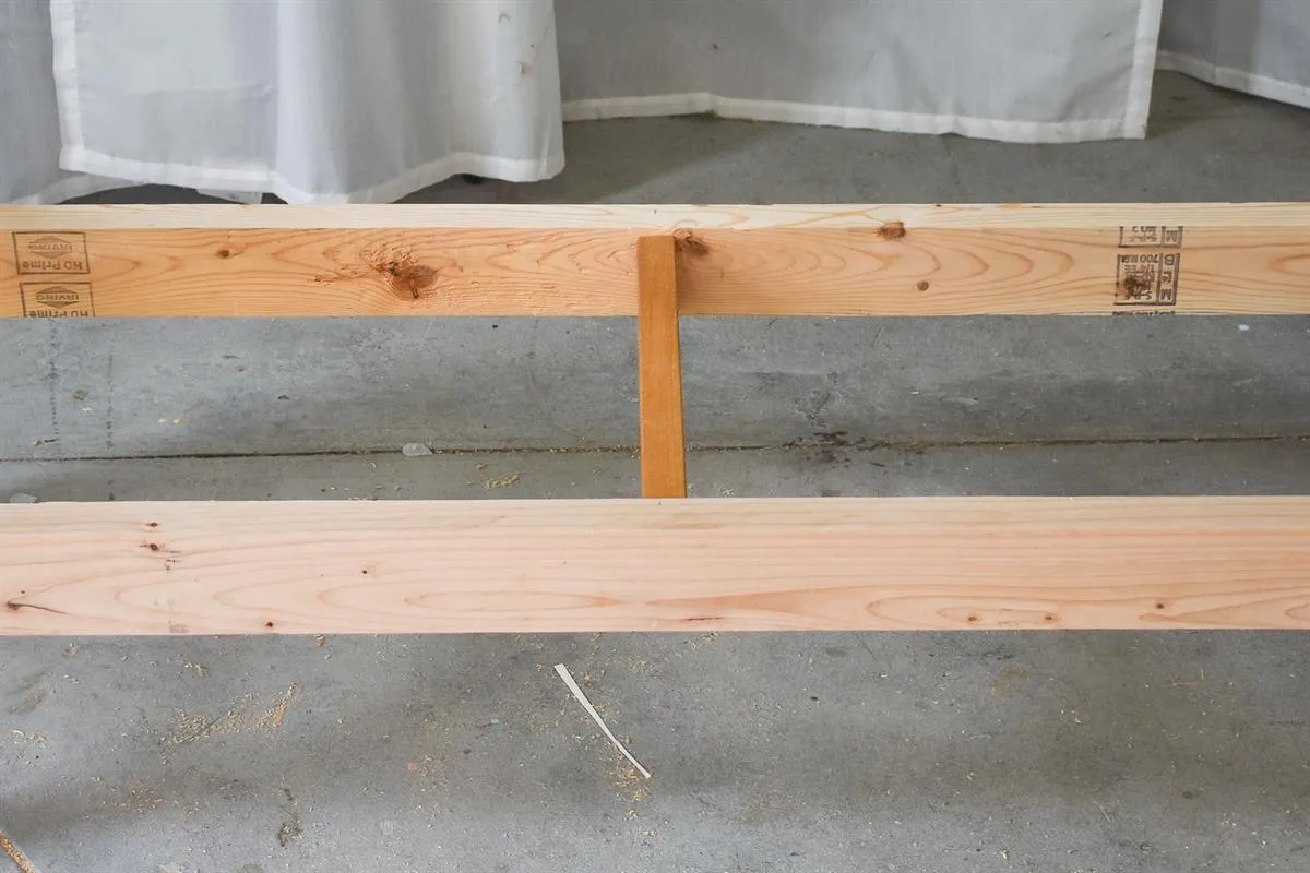 Modern Backyard Garden Bench — step photo 9