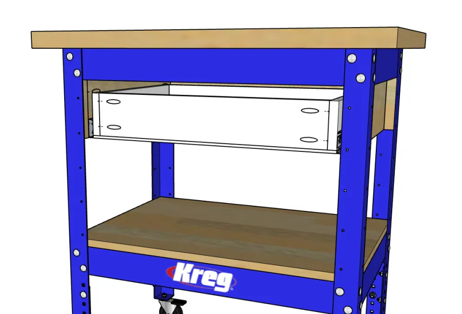 Kreg Workbench with Drawer — step photo 11