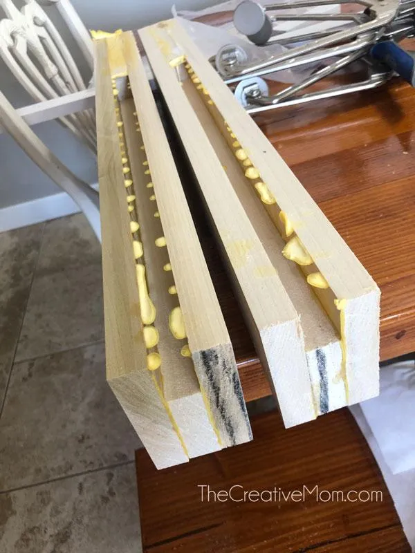 Queen Size Modern Farmhouse Bedframe — step photo 7