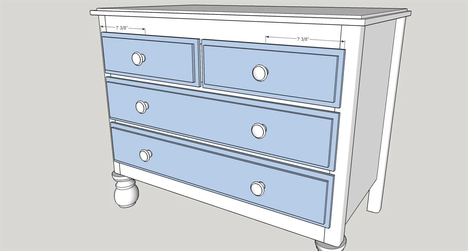 Vintage Inspired Pine Dresser — step photo 15