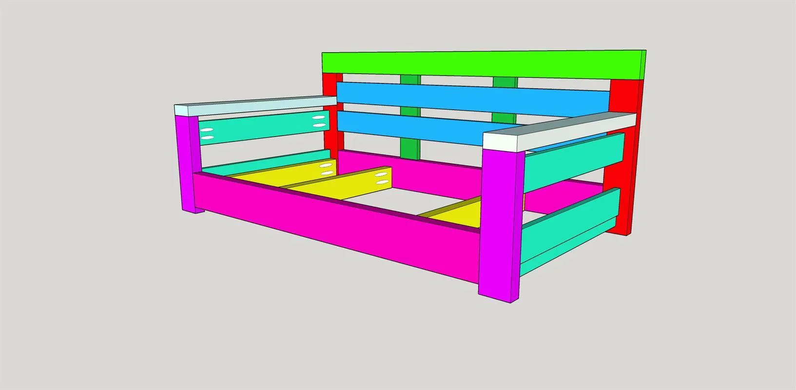 Crib Mattress Porch Swing — step photo 4