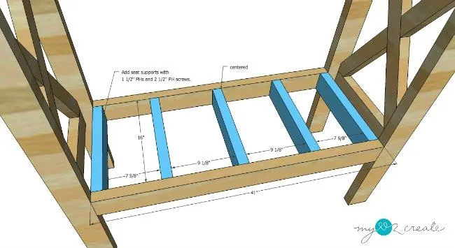 X Arbor with Bench — step photo 8