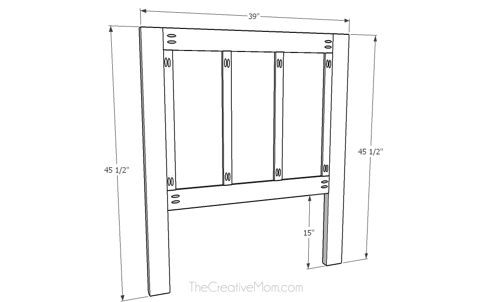 Twin Size Board and Batten Headboard — step photo 9
