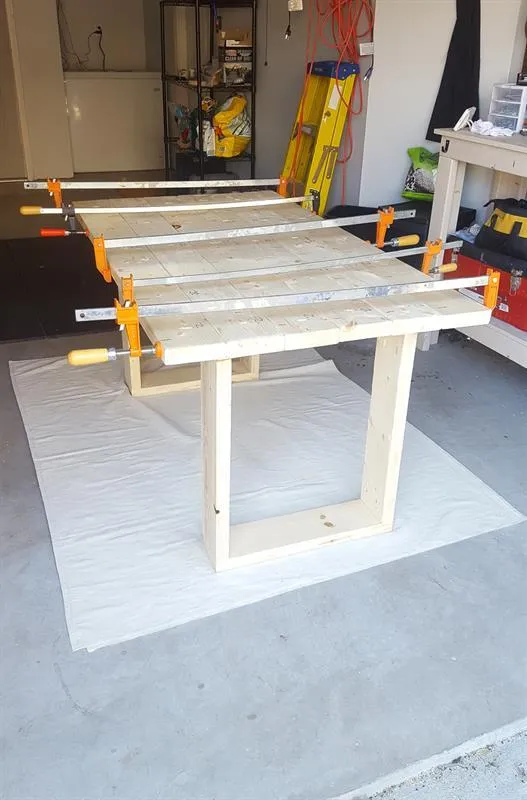 Simple, Modern Outdoor Table — step photo 10