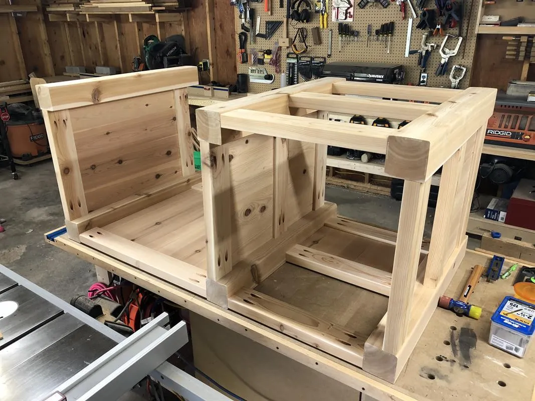 DIY Big Green Egg Table – Big Green Egg Table Project Plan — step photo 15