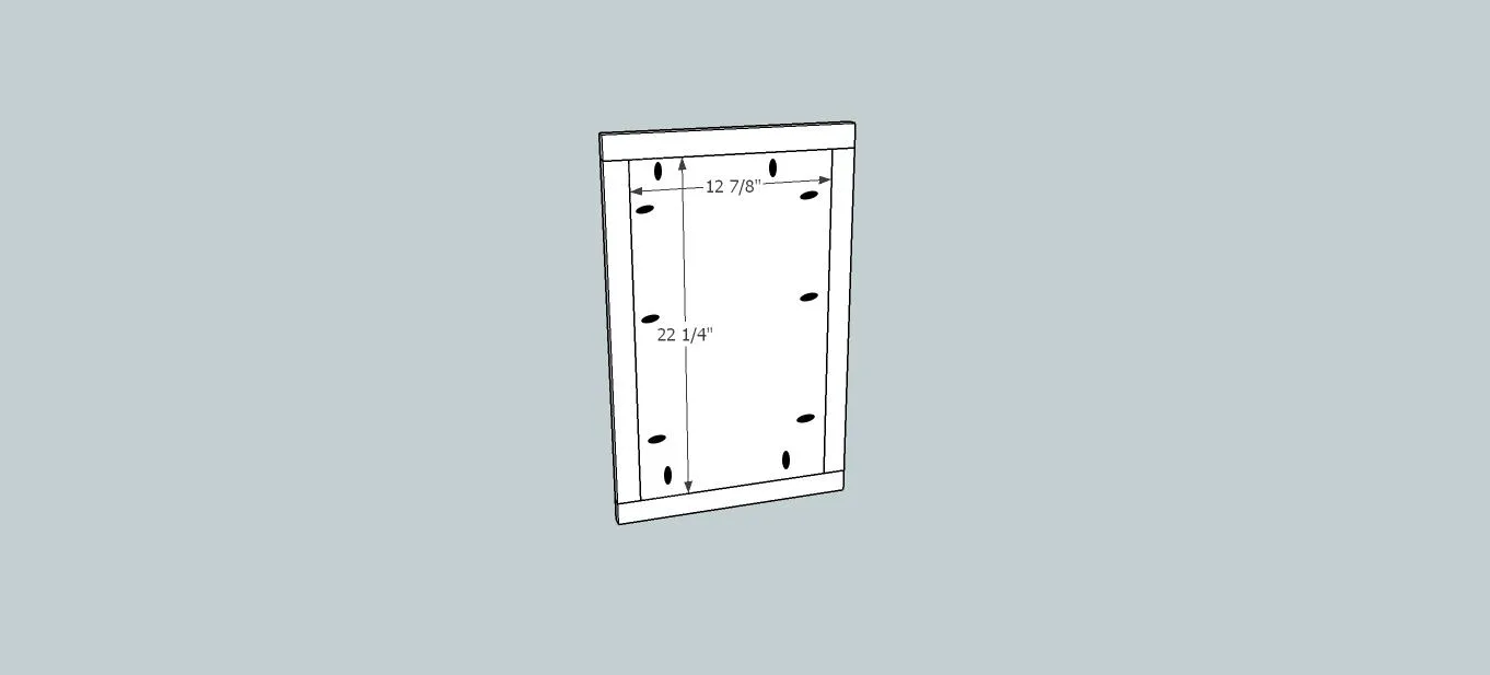 Herringbone Door Buffet — step photo 17