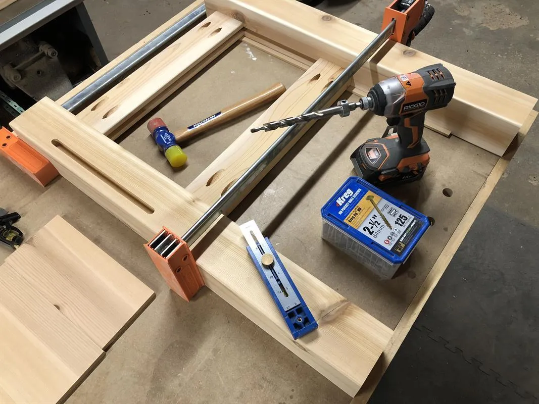 DIY Big Green Egg Table – Big Green Egg Table Project Plan — step photo 14