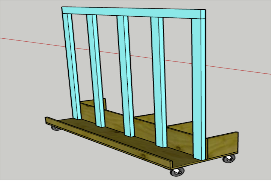 Rolling Vertical Scrap Wood Storage — step photo 9